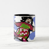 Eis-Skate Zweifarbige Tasse (Mittel)