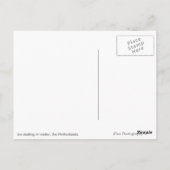 Eis Skaten an Windmühle vorbei und Schilf Bar Post Postkarte (Rückseite)