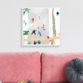 Eis-Skaten auf dem Stream Leinwanddruck (Insitu (Wohnzimmer))