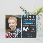 Eis Skaten Birthday Einladung 1. Geburtstag Party (Stehend Vorderseite)