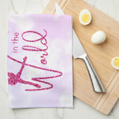 Eis Skaten Blade Handtuch Rosa Funkeln am besten G (Viertel Falte)