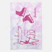 Eis Skaten Blade Handtuch Rosa Funkeln am besten G (Vertikal)