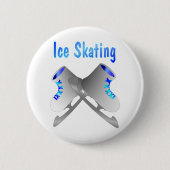 Eis-Skaten Button (Vorderseite)