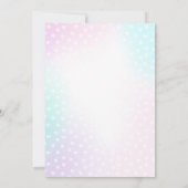 Eis Skaten Einladung Eis Skaten Party Silber (Rückseite)