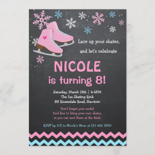 Eis-Skaten-Einladung / Ice-Skaten Einladung