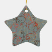 Eis Skaten Eisbär Keramik Ornament (Hinten)