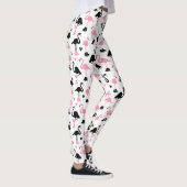 Eis-Skaten-Flamingos Leggings (Rechts)