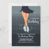 Eis Skaten Gala Einladung (Vorderseite)