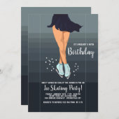 Eis Skaten Gala Einladung (Vorne/Hinten)