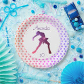 Eis Skaten Geburtstagsfeier (Sterne) Pappteller (Party)