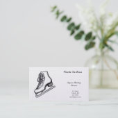 Eis-Skaten-Geschäfts-Karte Visitenkarte (Stehend Vorderseite)