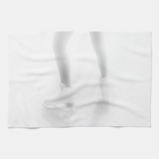 Eis-Skaten Geschirrtuch (Horizontal)