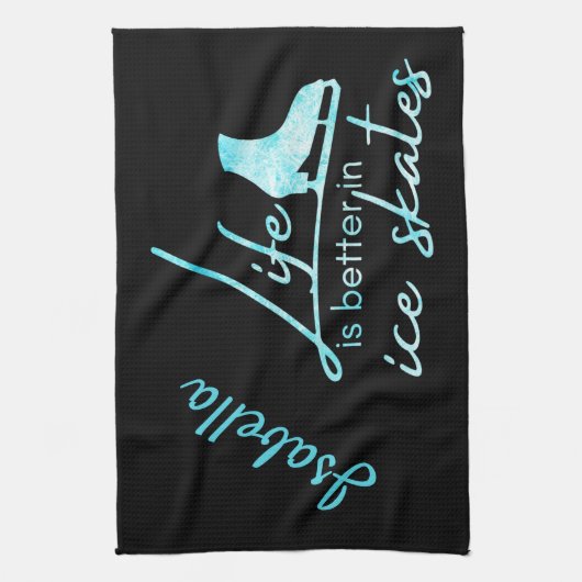 Eis Skaten Handtuch Blau Skate Lebensdauer besser (Vertikal)