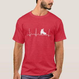 Eis Skaten Heartbeat T-Shirt