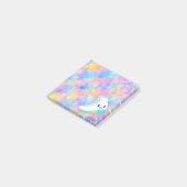 Eis Skaten Kawaii Regenbogen Gradient Galaxy Stars Post-it Klebezettel (angewinkelt)