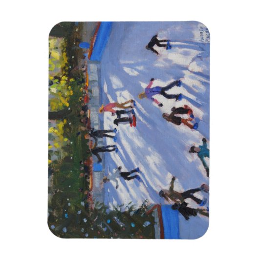 Eis Skaten Natural History Museum 2014 Magnet (Vertikal)