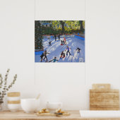 Eis Skaten Natural History Museum 2014 Poster (Küche)