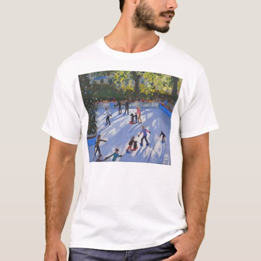 Eis-Skaten Naturgeschichte-Museum 2014 T-Shirt (Vorderseite)