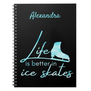 Eis Skaten Notebook-Lebensdauer besserer Skate tie Notizblock