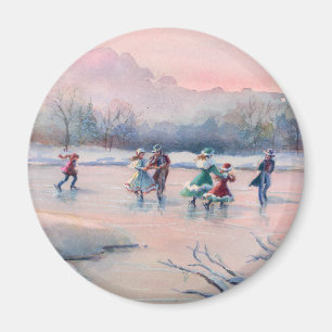 EIS-SKATEN-PARTY durch Karte SHARONS SHARPE Magnet