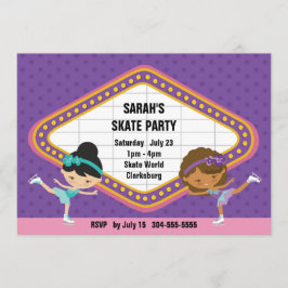 Eis-Skaten-Party Einladung