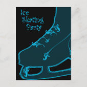 Eis Skaten Party Einladung (Vorderseite)