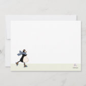 Eis-Skaten-Party Einladung (Rückseite)