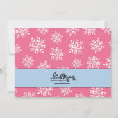 Eis-Skaten-Party für Mädchen Einladung (Rückseite)