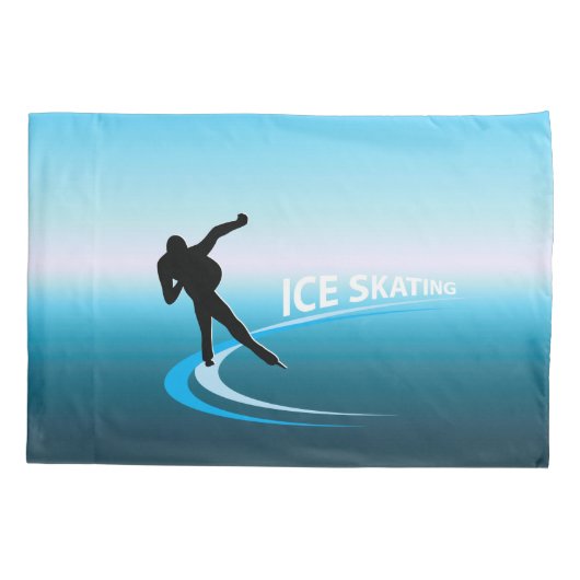 Eis Skaten Pillow Case Kissenbezug (Rückseite)