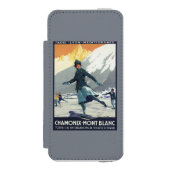 Eis-Skaten - PLM olympisches Promo-Plakat Incipio iPhone Geldbeutel-Hülle (Folio Vorderseite)