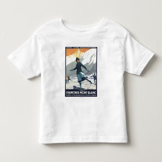 Eis-Skaten - PLM olympisches Promo-Plakat Kleinkind T-shirt (Vorderseite)