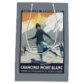 Eis-Skaten - PLM olympisches Promo-Plakat Mittlere Geschenktüte (Rückseite)