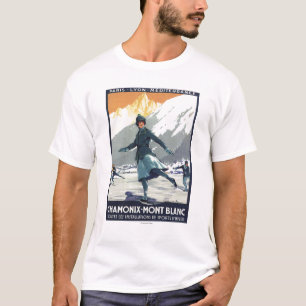 Eis-Skaten - PLM olympisches Promo-Plakat T-Shirt