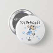 EIS-SKATEN-PRINZESSIN BUTTON (Vorne & Hinten)