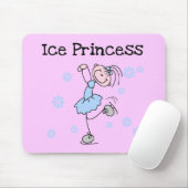 Eis-Skaten-Prinzessin Tshirts und Geschenke Mousepad (Mit Mouse)
