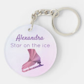 Eis Skaten Schlüsselanhänger Star Figur Skater lil (Rückseite)
