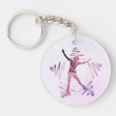 Eis Skaten Schlüsselanhänger Star Figur Skater lil (Vorderseite)