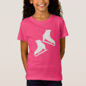 Eis Skaten T - Shirt Figur Skate weiß (Vorderseite)