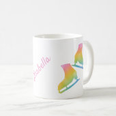 Eis-Skaten Tasse Figur Skate Paar Regenbogen (VorderseiteRechts)
