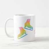 Eis-Skaten Tasse Figur Skate Paar Regenbogen (Links)