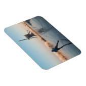 Eis-Skaten über Windmühle und Rechteckmagnet Magnet (Rechte Seite)