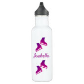Eis-Skaten-Wasserflasche Skate lila Edelstahlflasche (Rechts)