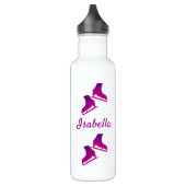Eis-Skaten-Wasserflasche Skate lila Edelstahlflasche (Links)