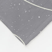 Eis Skaten zeigt Markierungen Graues weißes Muster Fleecedecke (Ecke)