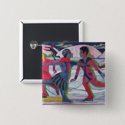 Eis-Skater Button (Vorne & Hinten)