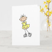 Eis-Skater in der gelben Karte (Gelbe Blume)