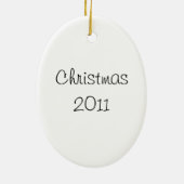 Eis-Skater Keramik Ornament (Hinten)