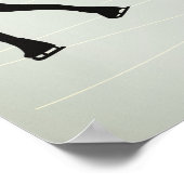 Eis-Skater Poster (Ecke)