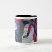 Eis-Skater Zweifarbige Tasse (Mittel)