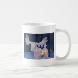 Eis-Skulptur-Schnee gefrorener Winter würzt Wetter Kaffeetasse